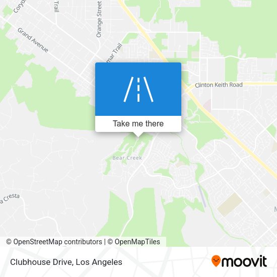 Mapa de Clubhouse Drive