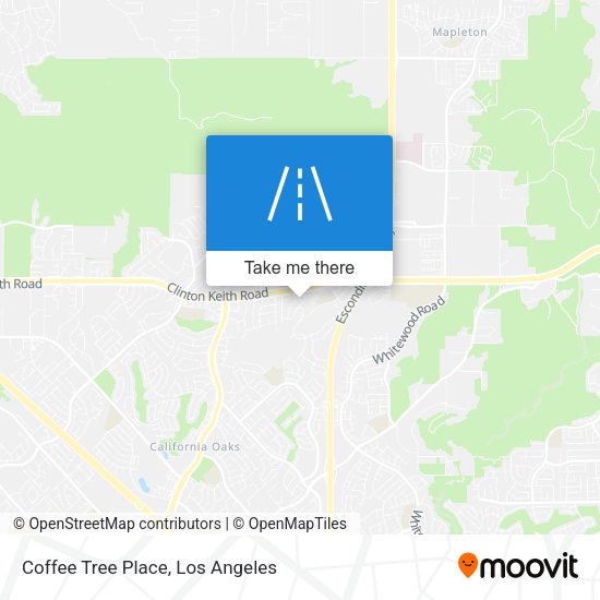 Mapa de Coffee Tree Place