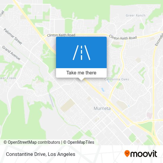 Mapa de Constantine Drive