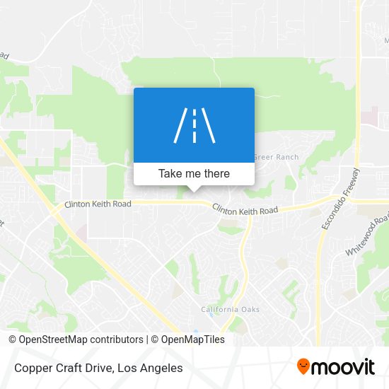 Copper Craft Drive map
