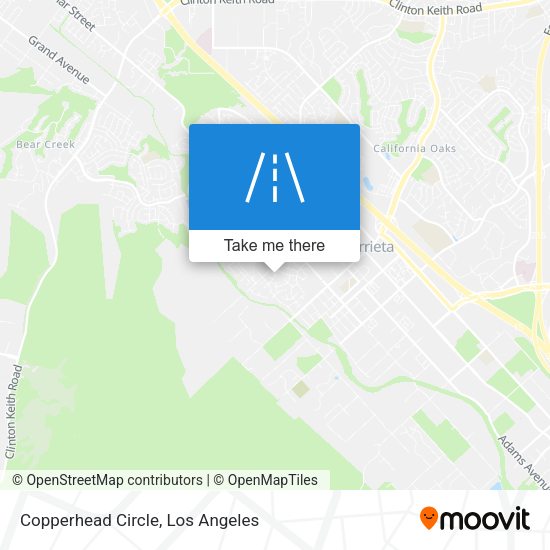 Copperhead Circle map