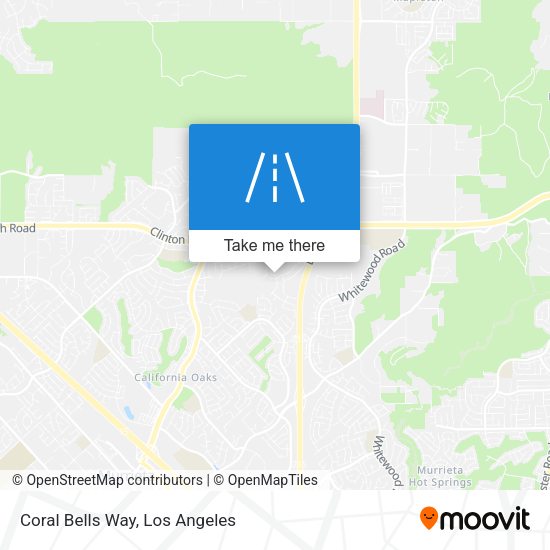 Coral Bells Way map