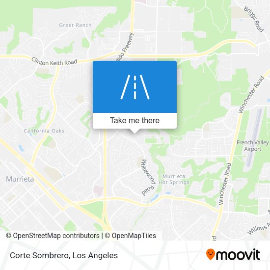Mapa de Corte Sombrero