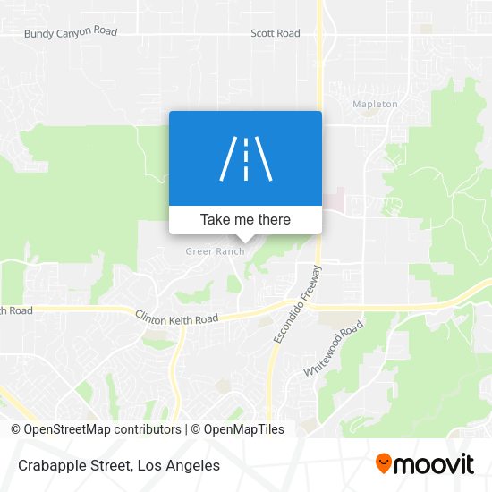 Crabapple Street map
