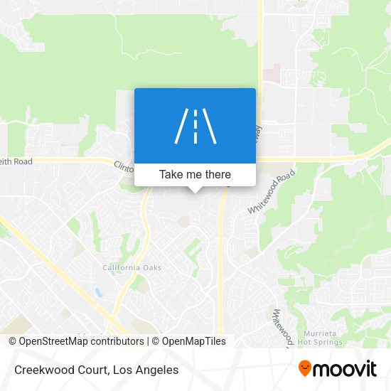 Mapa de Creekwood Court