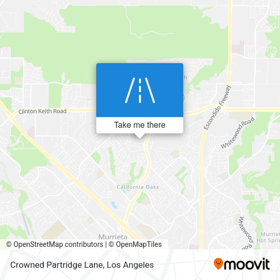 Crowned Partridge Lane map