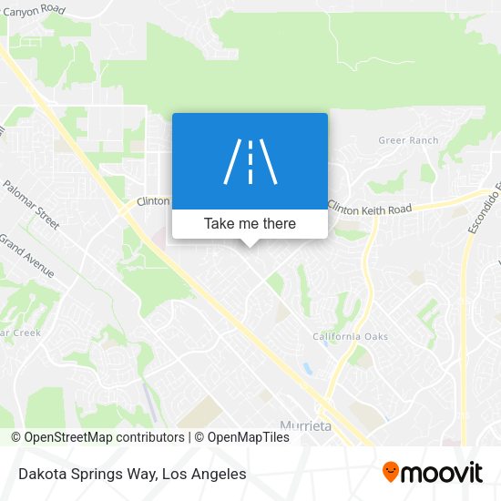 Dakota Springs Way map