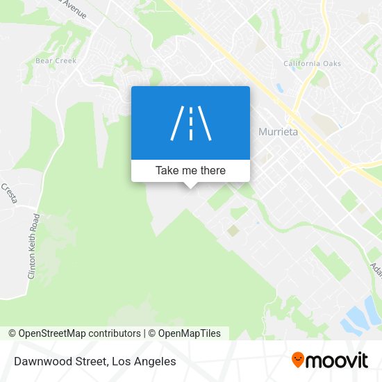 Mapa de Dawnwood Street