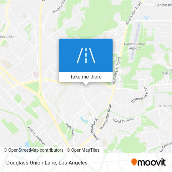 Douglass Union Lane map