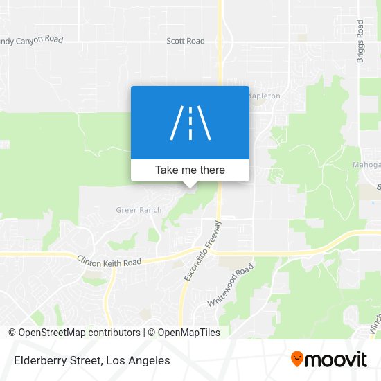 Elderberry Street map