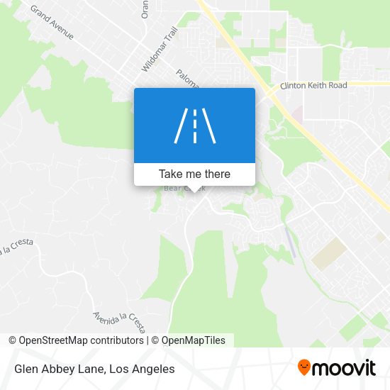Mapa de Glen Abbey Lane