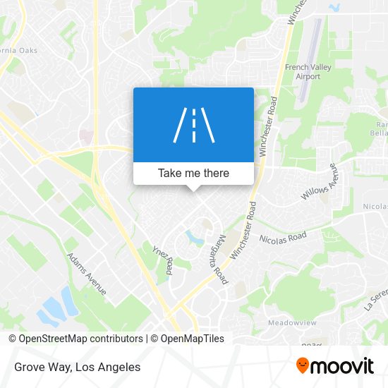 Mapa de Grove Way