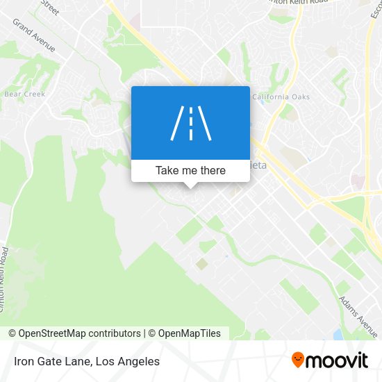 Mapa de Iron Gate Lane