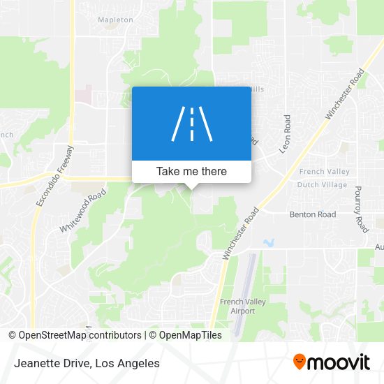Mapa de Jeanette Drive