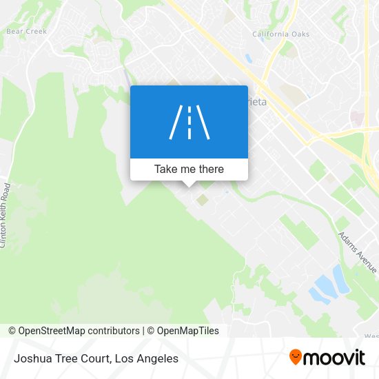 Mapa de Joshua Tree Court