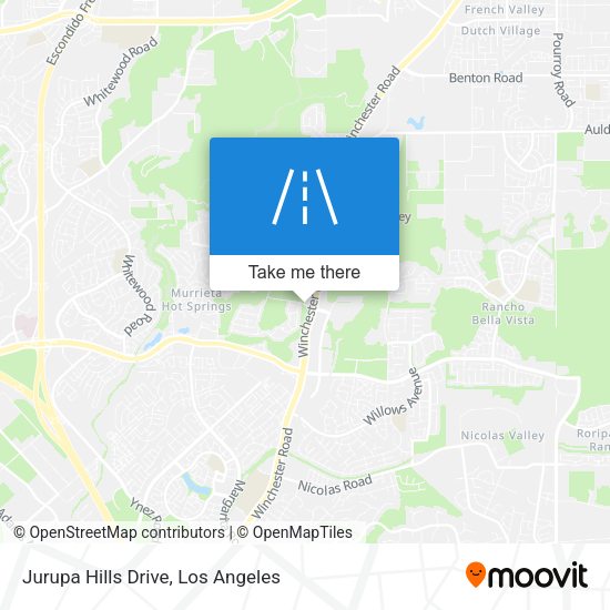 Mapa de Jurupa Hills Drive