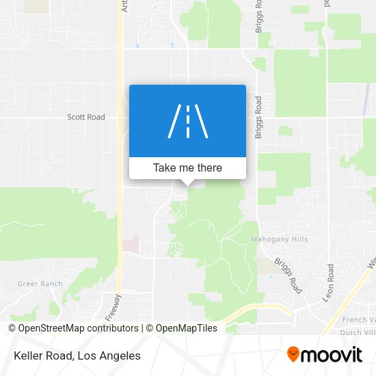 Mapa de Keller Road