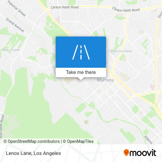 Mapa de Lenox Lane