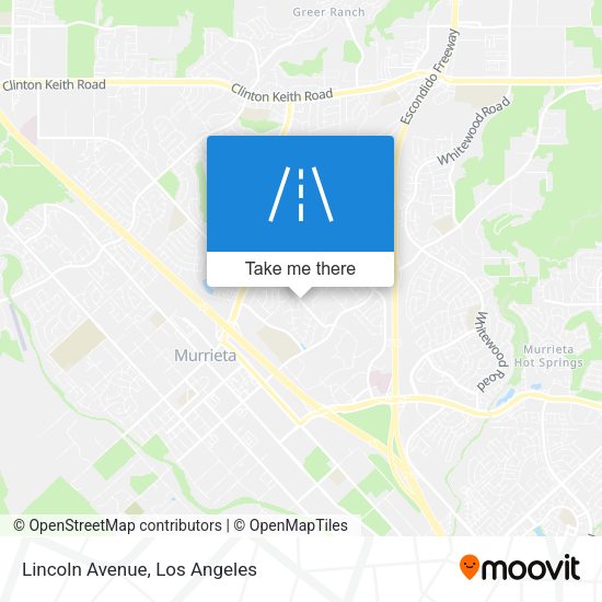 Mapa de Lincoln Avenue