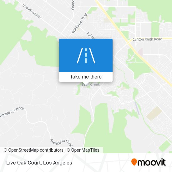 Mapa de Live Oak Court