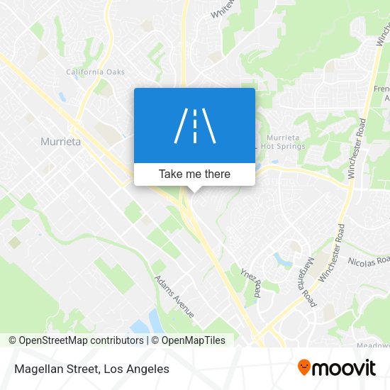 Mapa de Magellan Street