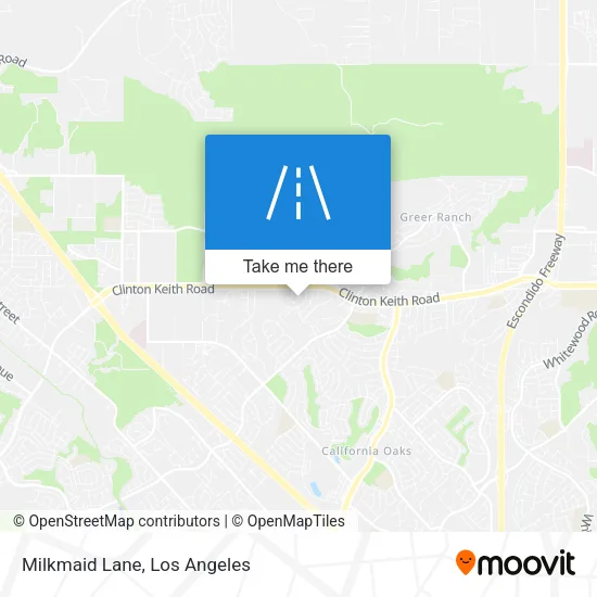 Milkmaid Lane map