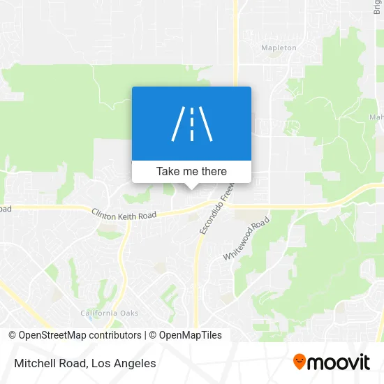 Mitchell Road map