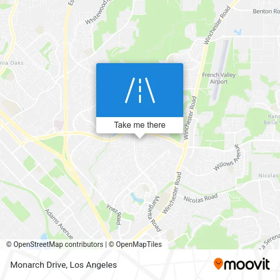 Monarch Drive map