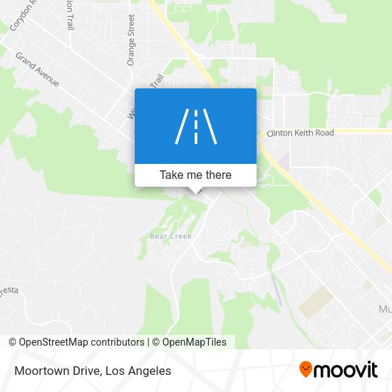 Mapa de Moortown Drive
