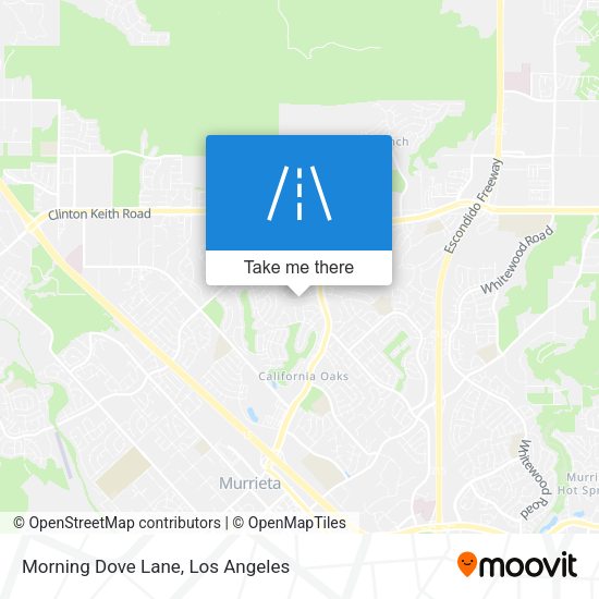 Morning Dove Lane map