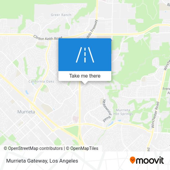 Murrieta Gateway map