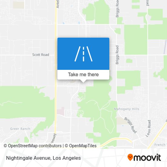 Mapa de Nightingale Avenue