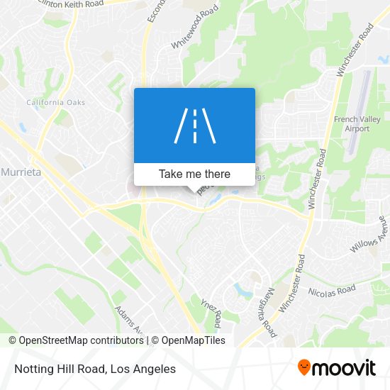 Mapa de Notting Hill Road