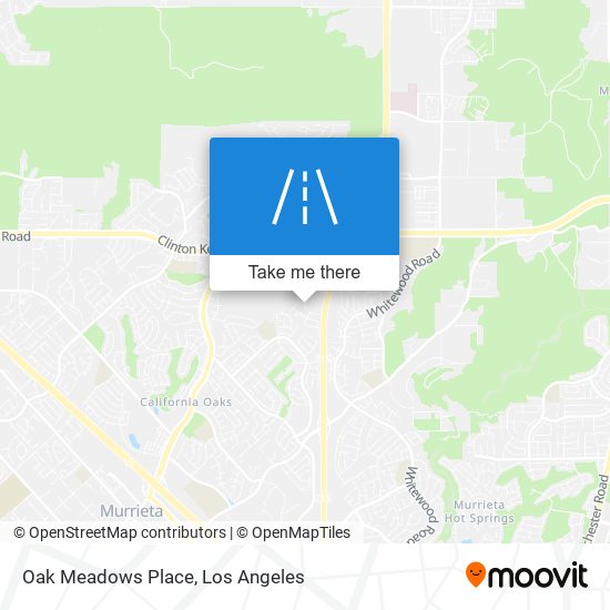 Oak Meadows Place map