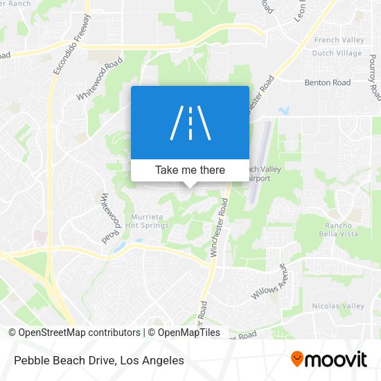 Pebble Beach Drive map