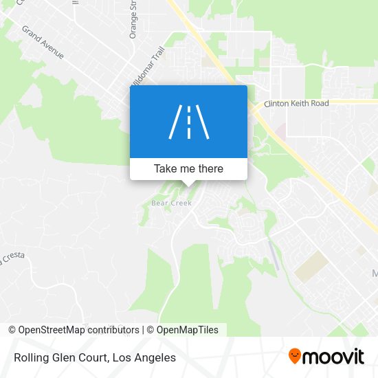 Rolling Glen Court map