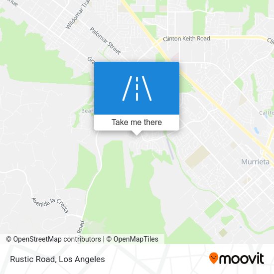 Mapa de Rustic Road