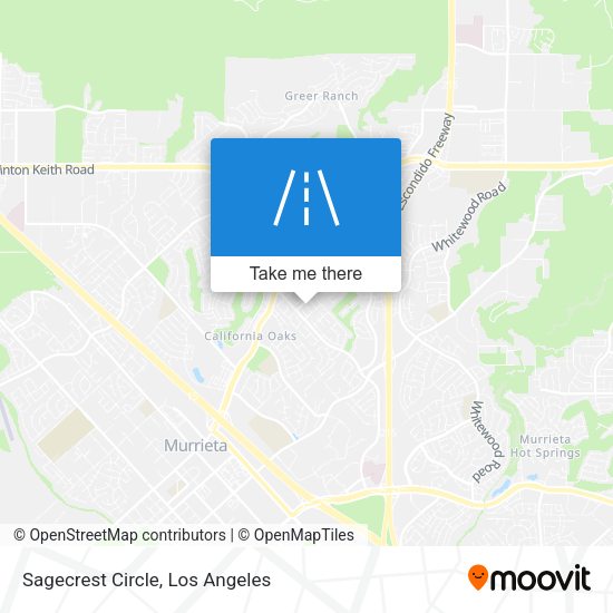 Sagecrest Circle map