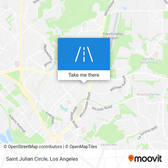 Saint Julian Circle map