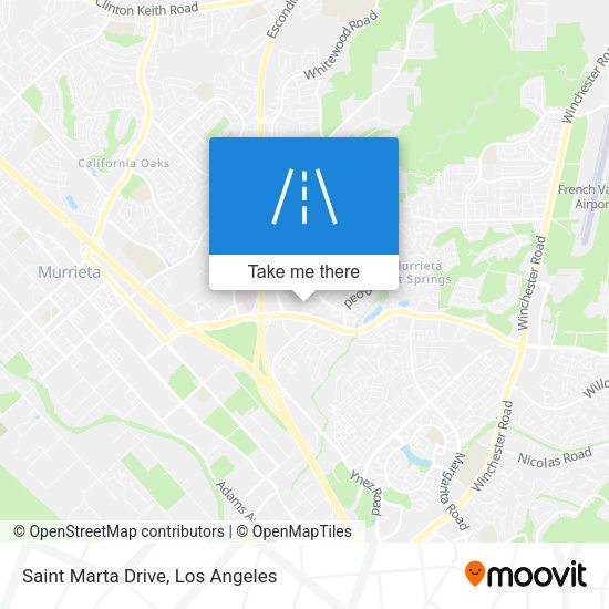 Saint Marta Drive map