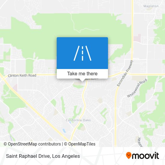 Saint Raphael Drive map
