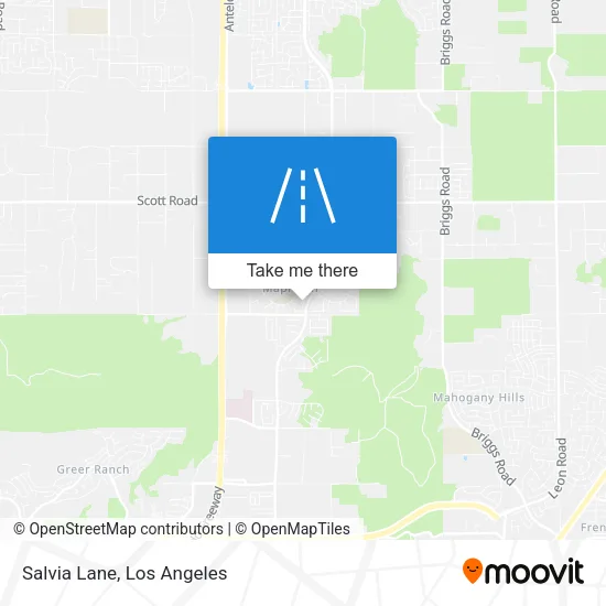 Mapa de Salvia Lane