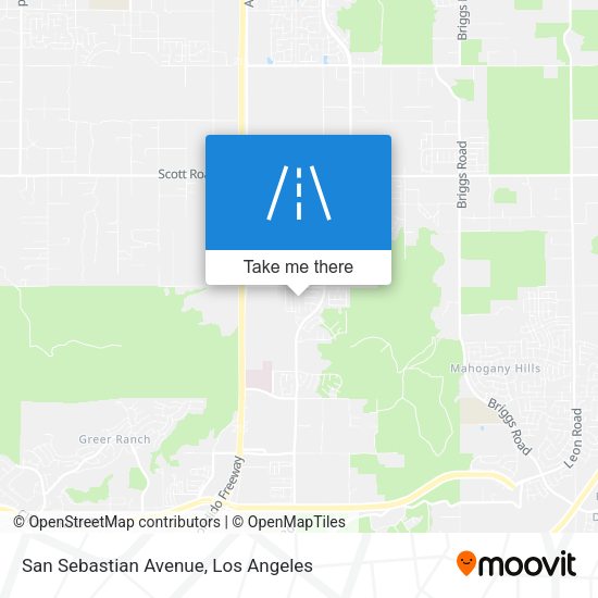 Mapa de San Sebastian Avenue