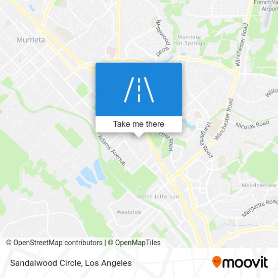 Sandalwood Circle map