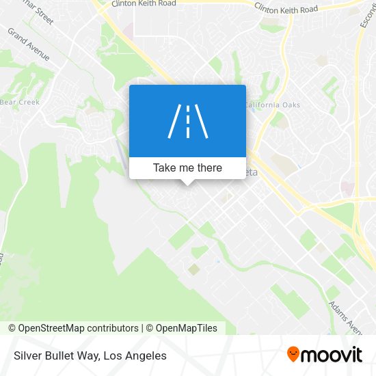 Silver Bullet Way map