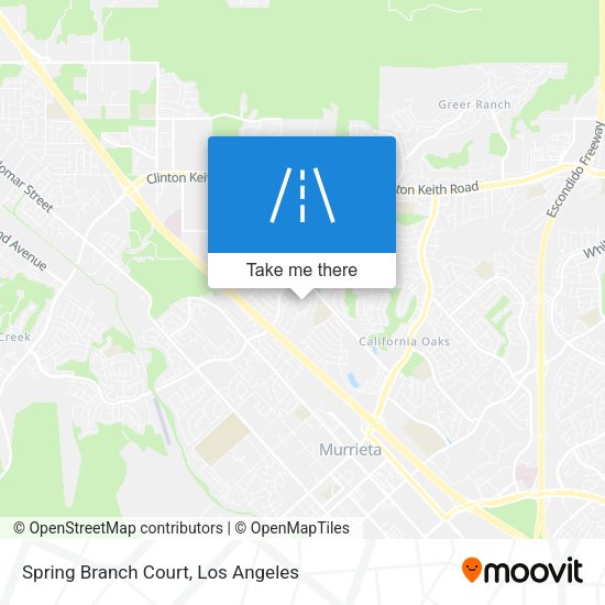 Spring Branch Court map