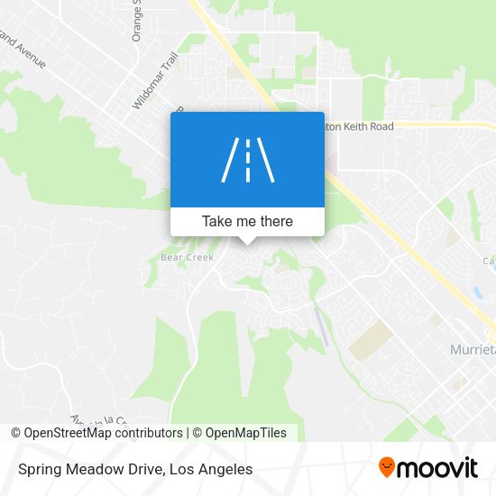Spring Meadow Drive map