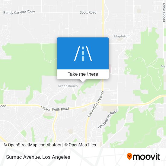 Sumac Avenue map