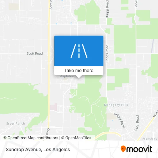 Mapa de Sundrop Avenue