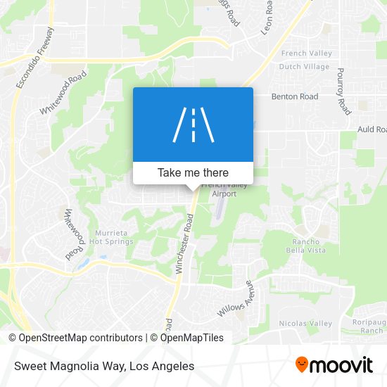 Sweet Magnolia Way map